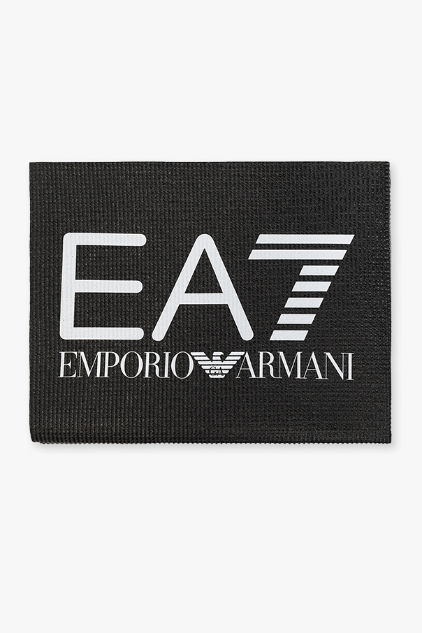 Emporio Armani Svart klocka med l derarmband AR11186 EA7 Emporio